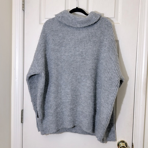CALVIN KLEIN Women’s Gray Sweater Size Large Scoop Neck - Picture 7 of 7